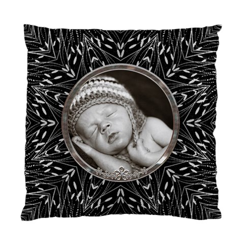 Pretty Black Cushion Case (2 Sided) By Lil Back