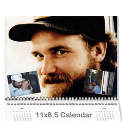 daddy - Wall Calendar 11  x 8.5  (12-Months)
