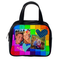 Rainbow Stitch - Classic Handbag (One Side)