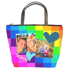 Rainbow Stitch - Bucket Bag