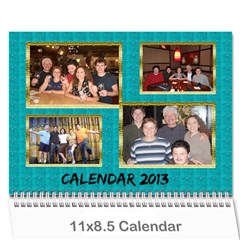 2013 - Wall Calendar 11  x 8.5  (12-Months)