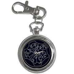 Wibbly Wobbly Timey Wimey Pocket Watch - Key Chain Watch