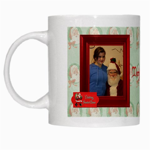 Santa Mug By Patricia W Left