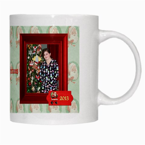 Santa Mug By Patricia W Right