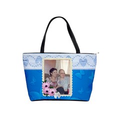 Blue butterfly handbag - Classic Shoulder Handbag