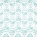 lil pumpkin_blue damask