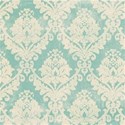 christmas wishes_blue damask