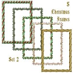 5 Christmas Frames - set 2