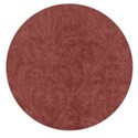 dark red damask circle med