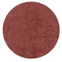 dark red damask circle med