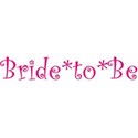 Bride to be pink