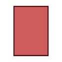 very dark red portrait frame