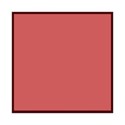 very dark red sq frame