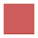 dark red sq frame