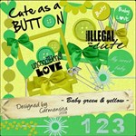 Carmensita Kit - Baby green & yellow