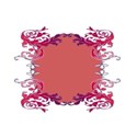 Swirl frame pink purp