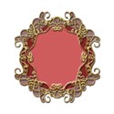 wire frame oval 50p red blizzard5