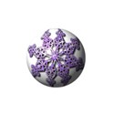 Purple snowflake bauble1