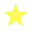 big star with glow
