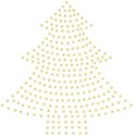 christmas tree stars yellow