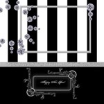 Happy New Year! with diamond frame Happy New Year! with diamond frame