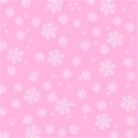 Pink snowflake background