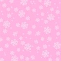 Pink snowflake background