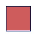 BA-square frame blue