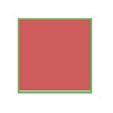 BA-square frame light green