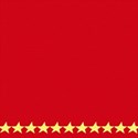 red with yellow stars