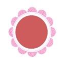 flowercircleframepink