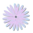Blue flower with diamond2