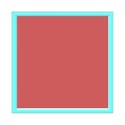 Blue square frame