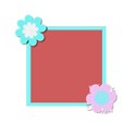 Blue square frame3