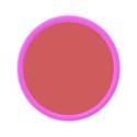 Pink circle frame
