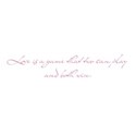 loveisagame