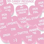 99 Valentine Candy Embellishments 