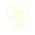 yellow bow