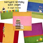 Barnyard Birthday QuickPages