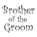 cufflink black brother groom