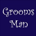 cufflink navy grooms man