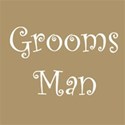 cufflink taupe grooms man