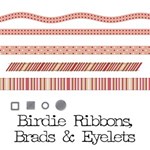 Birdie Ribbons & Fasteners