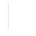 white-plain-frame-rect