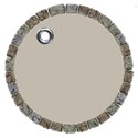 round stone tag