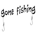 word gone fishing hooks