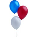 Red White Blue Balloons