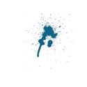blue paint splat