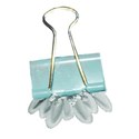 binder clip with flower