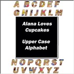 Cupcakes Upper Case Alpha Cupcakes Upper Case Alpha